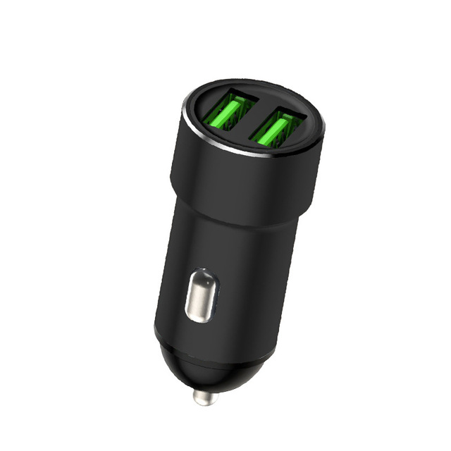4.8A 5V Car Chargers 2 Ports Fast Charging Universal Aluminum Dual USB Car-charger Adapter