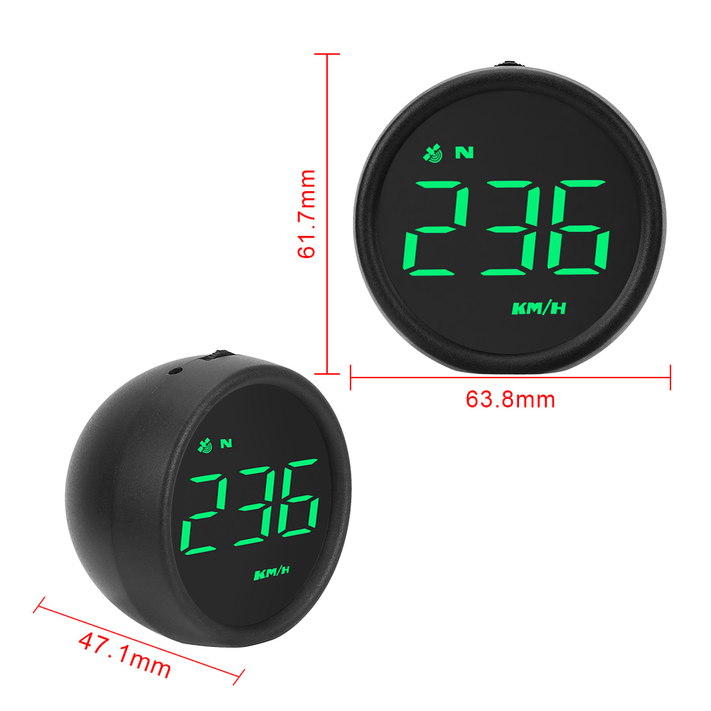 Car Head Up Display HUD Digital Gauges Outdoor off-road Guide Smart Gadgets GPS Overspeed Alarm Speedometer