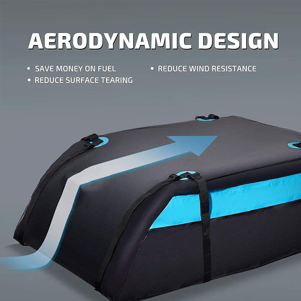 52x38x18 inch Universal Rooftop Cargo Carrier Bag Large Waterproof Storage Bag Rooftop Luggage Carrier For Travel SUV