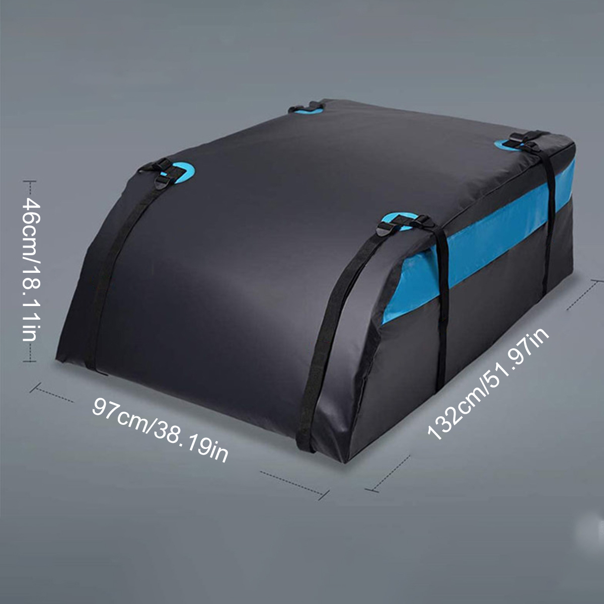 52x38x18 inch Universal Rooftop Cargo Carrier Bag Large Waterproof Storage Bag Rooftop Luggage Carrier For Travel SUV
