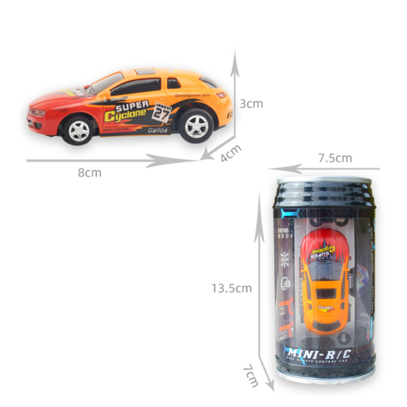 1PC Mini Cans RC Car Radio Remote Control Racing Drift Buggy Vehicle Toys RC Car Model
