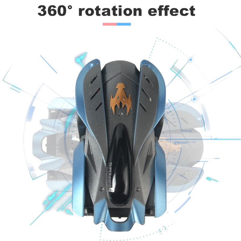 Kid Remote Control Racing Car Toy  Rotating Stunt Drifting RC Racer Anti Gravity Wall Climbing Vehicle