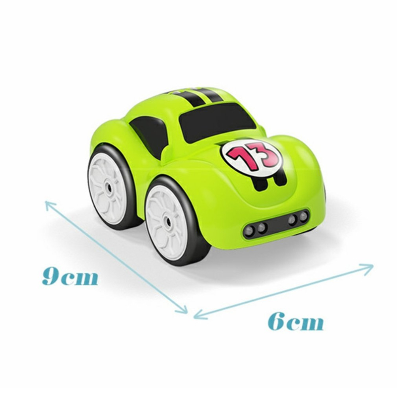 1PC RC Intelligent Sensor Remote Control Cartoon Mini Car Radio Controlled Electric Cars Mode Smart Music Light Toys for Children