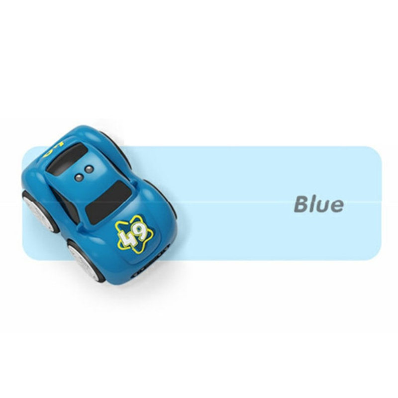 1PC RC Intelligent Sensor Remote Control Cartoon Mini Car Radio Controlled Electric Cars Mode Smart Music Light Toys for Children