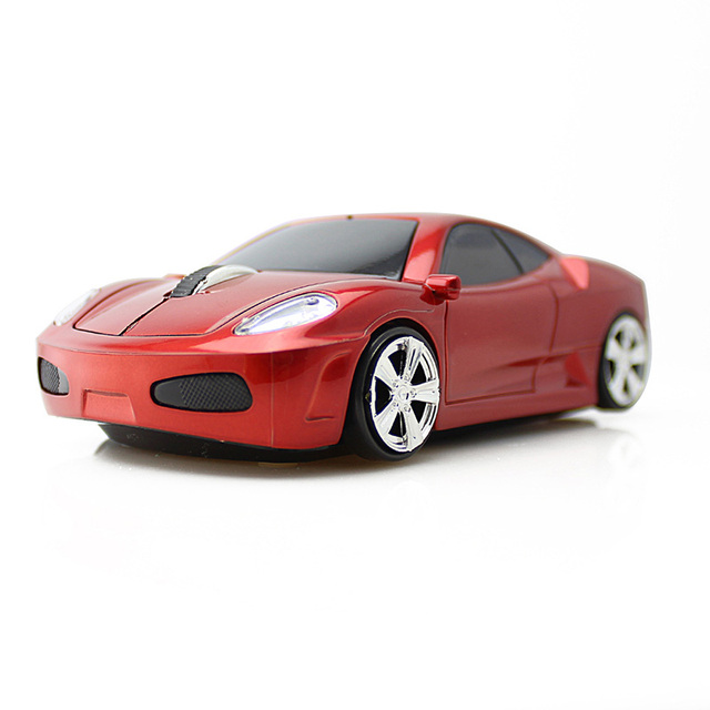 CHYI 2.4G Cool Sport Car Wireless Mouse 1200DPI Optical 3D Gaming Mice Small Hand USB Computer Mouse Gamer For Laptop PC Desktop
