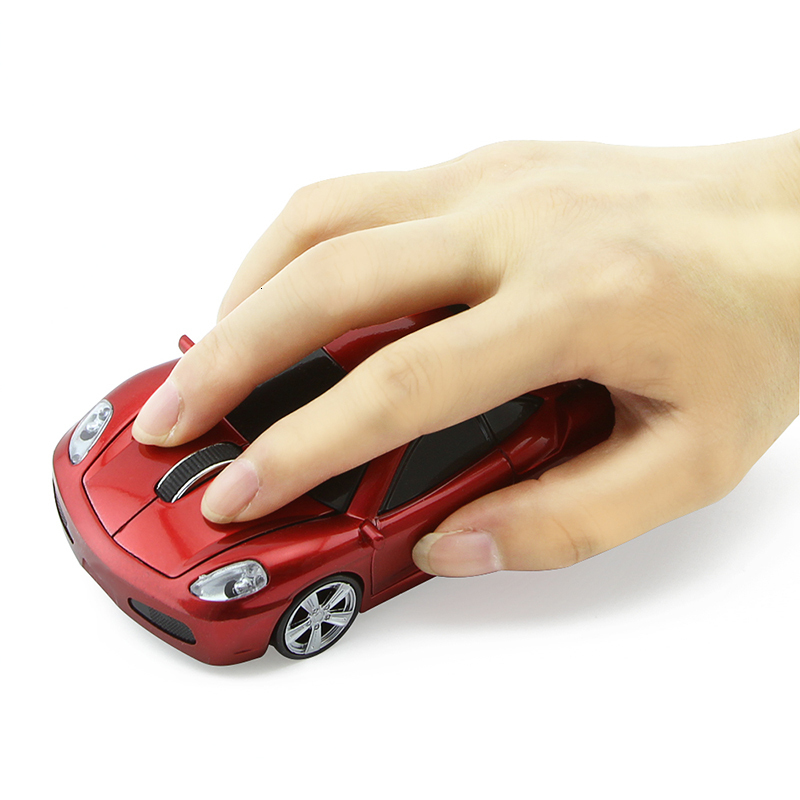 CHYI 2.4G Cool Sport Car Wireless Mouse 1200DPI Optical 3D Gaming Mice Small Hand USB Computer Mouse Gamer For Laptop PC Desktop