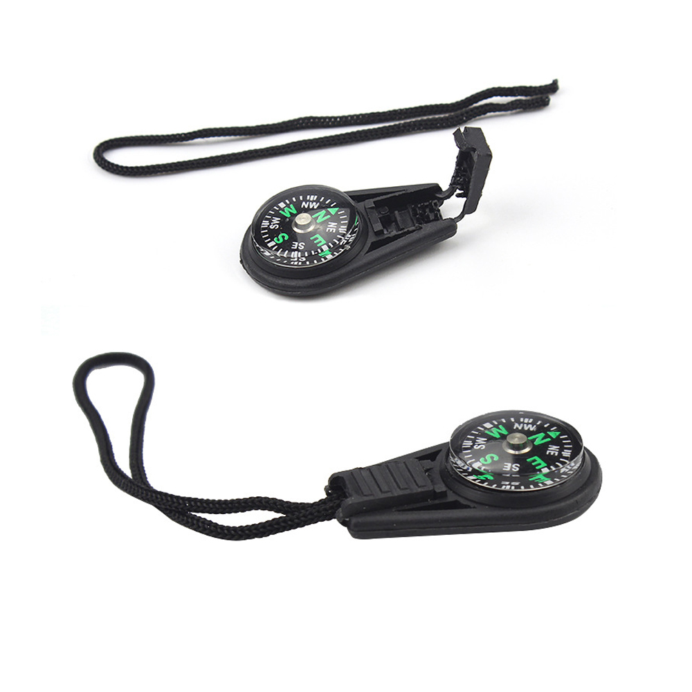 2PC Mini Compass  Camping Hiking Pocket Compass Pendant Portable Compass Navigation Climing Riding Holiday Kids Gift Outdoor Tool