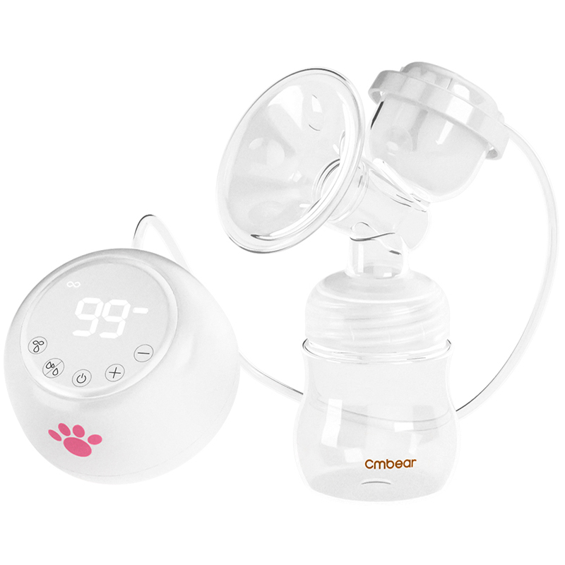 New  Cmbear Advanced Electric Breast Pump BPA Free Powerful Suction Baby Feeding USB Breast Pumps Multiple Mode Adjustment