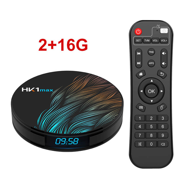 Smart TV Box Android 10 RK3318 4K 1080P Media Player H.265 BT4.0 USB3.0 Android 10.0 HK1 MAX Smart Set Top Box