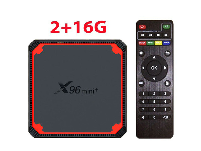 New PLUS Amlogic S905W4 Smart TV BOX Android 9.0 4K 2gb 16gb Dual WIFI Quad Core multimedia player