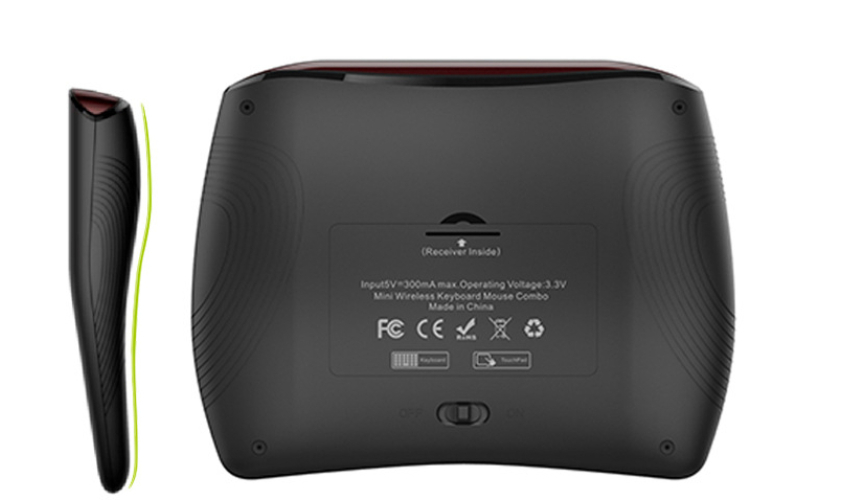 Backlight D8 Pro i8 English Russian Spanish 2.4GHz Wireless Mini Keyboard Air Mouse Touchpad 7 color backlit for Android TV BOX