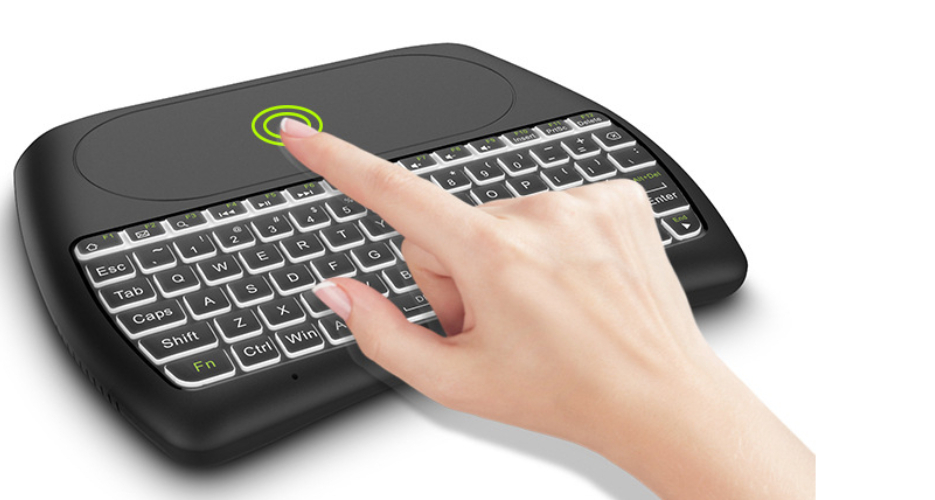 Backlight D8 Pro i8 English Russian Spanish 2.4GHz Wireless Mini Keyboard Air Mouse Touchpad 7 color backlit for Android TV BOX
