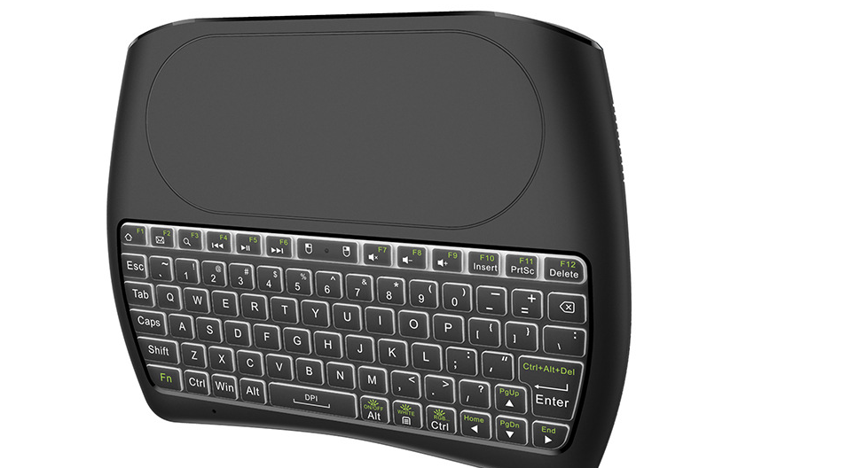 Backlight D8 Pro i8 English Russian Spanish 2.4GHz Wireless Mini Keyboard Air Mouse Touchpad 7 color backlit for Android TV BOX