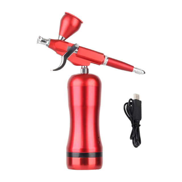 Professional Mini Airbrush Compressor Easy Clean Air Brush Spray Gun for Cake Decoration Temporary Tattoos