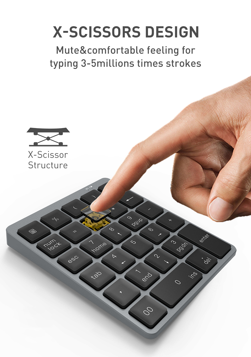 Bluetooth Keyboard Protable Wireless For Ipad Android Windows phone Mackbook Tablet