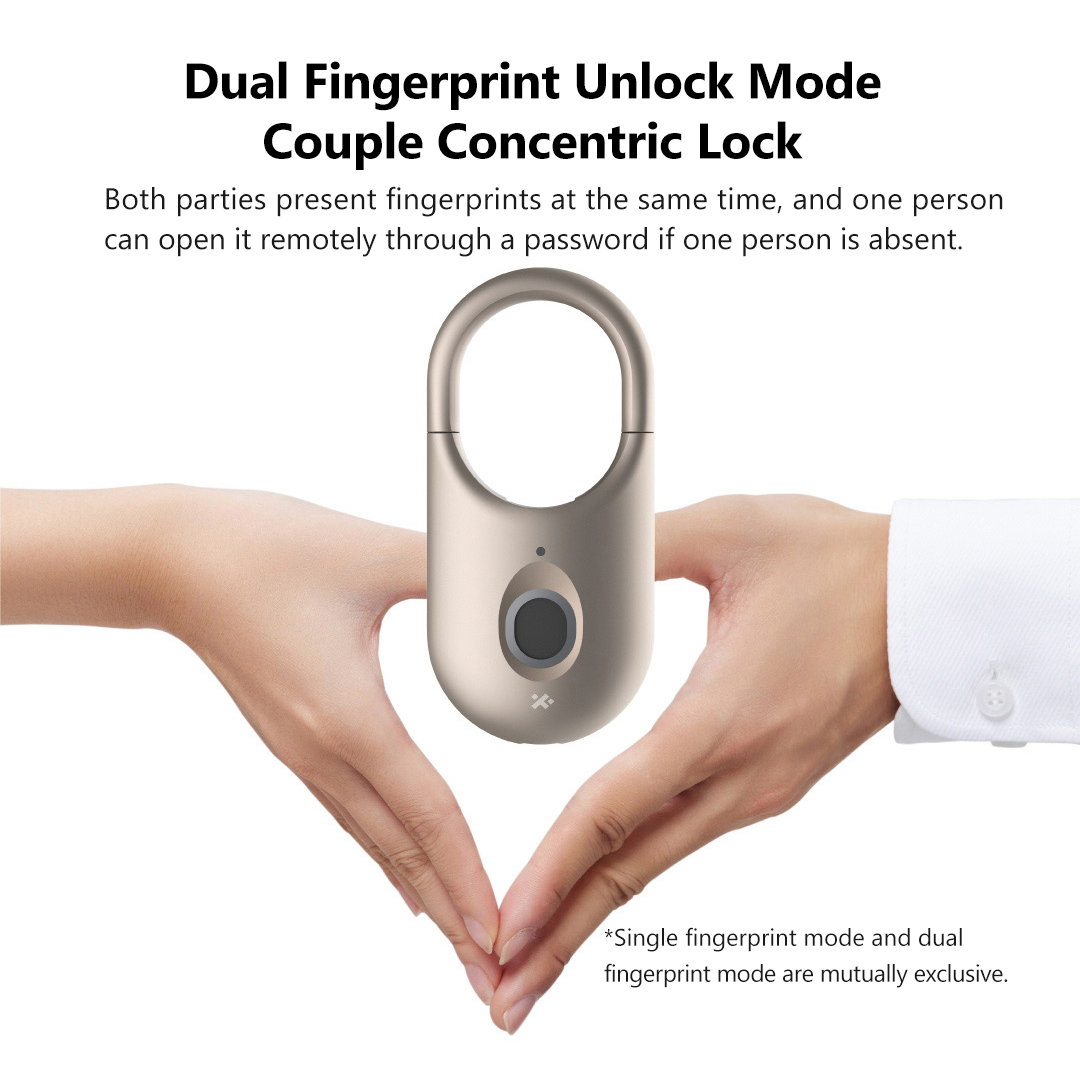 smart Lock Bluetooth Fingerprint Padlock Door Lock & Anti-lost device Low battery display work with mijia mi home app