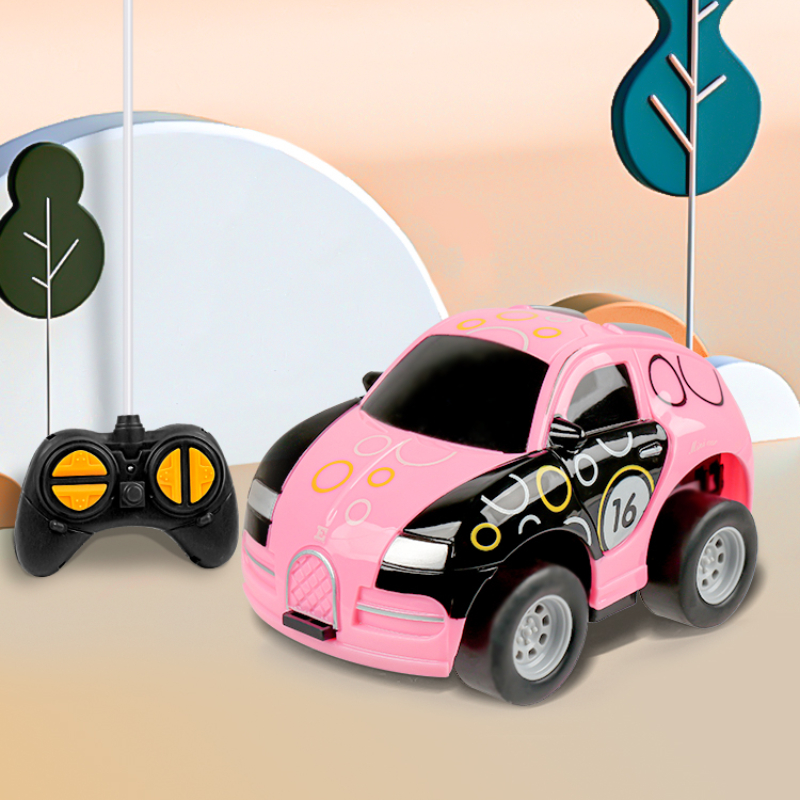 Mini Cartoon Remote Control Car,Toddler Toys Cute Cars,RC Car for Kids Gifts for Children's Birthday