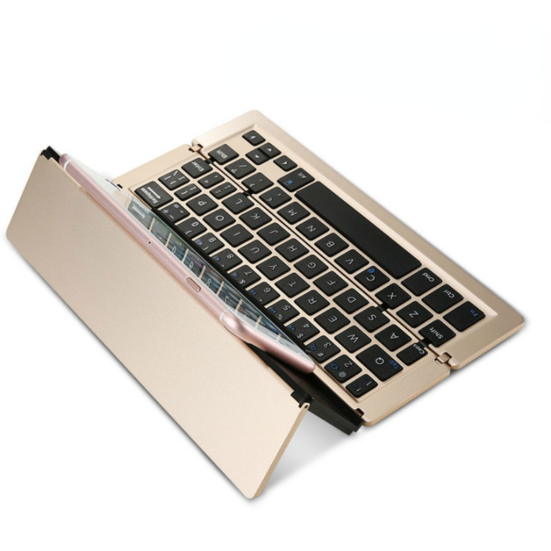 Foldable Keyboard Portable Bluetooth-Compatible Wireless Keyboard MiniFolding Keypad for Ios/android/windows Laptop Tablet Phone