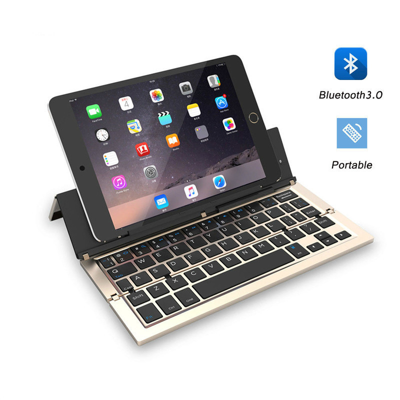 Foldable Keyboard Portable Bluetooth-Compatible Wireless Keyboard MiniFolding Keypad for Ios/android/windows Laptop Tablet Phone