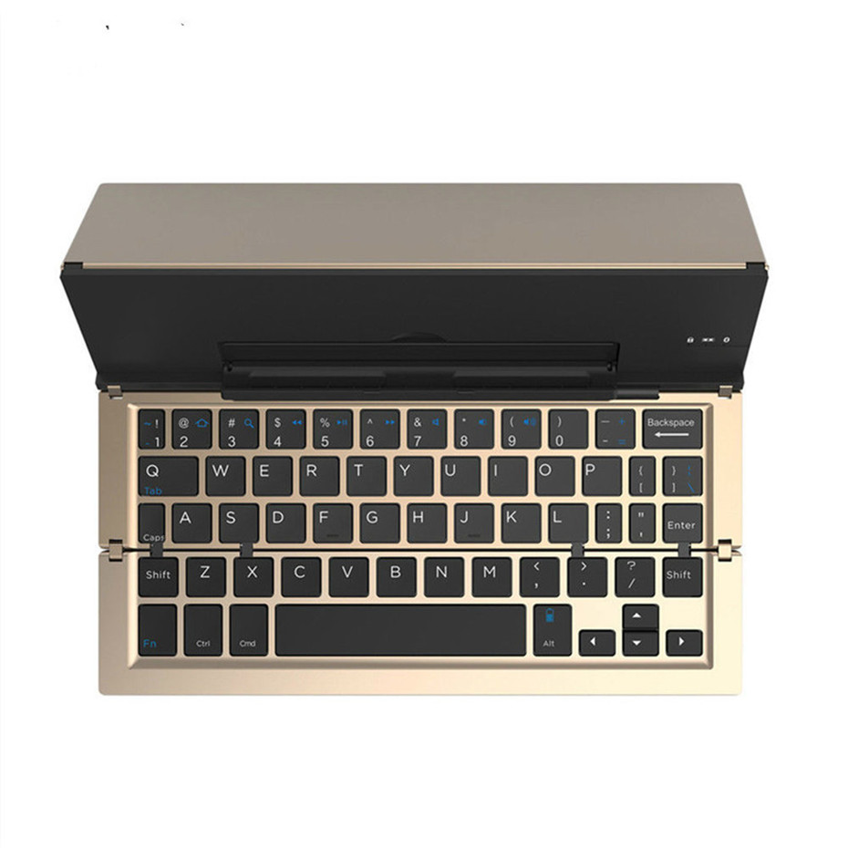 Foldable Keyboard Portable Bluetooth-Compatible Wireless Keyboard MiniFolding Keypad for Ios/android/windows Laptop Tablet Phone
