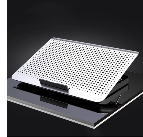 Laptop Cooler Dual USB Adjustable Portable Low Noise Notebook Cooling Pad for Gaming