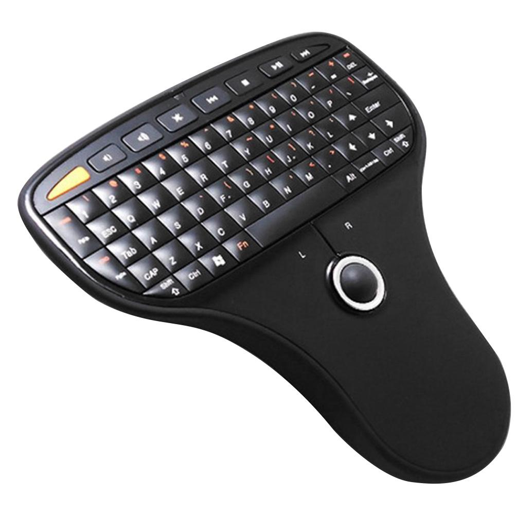 Mini Wireless Remote Keyboard Air Mouse with Trackball keyboard Ultra-light Multimedia Control Function for Android TV Box