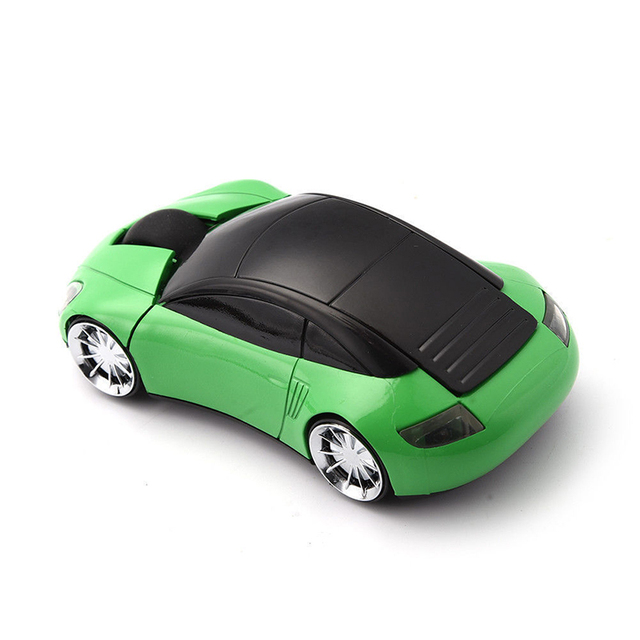 2.4 GHZ Wireless Photoelectric Mouse Luxury Car Photoelectric Mouse Available In Seven Colors With USB Receiver
