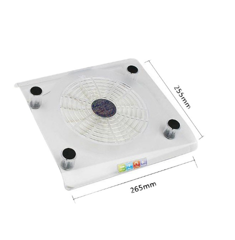 Laptop Cooler USB Cooling Big Fan LED Light Cooler Pad Stand for 15" PC Notebook