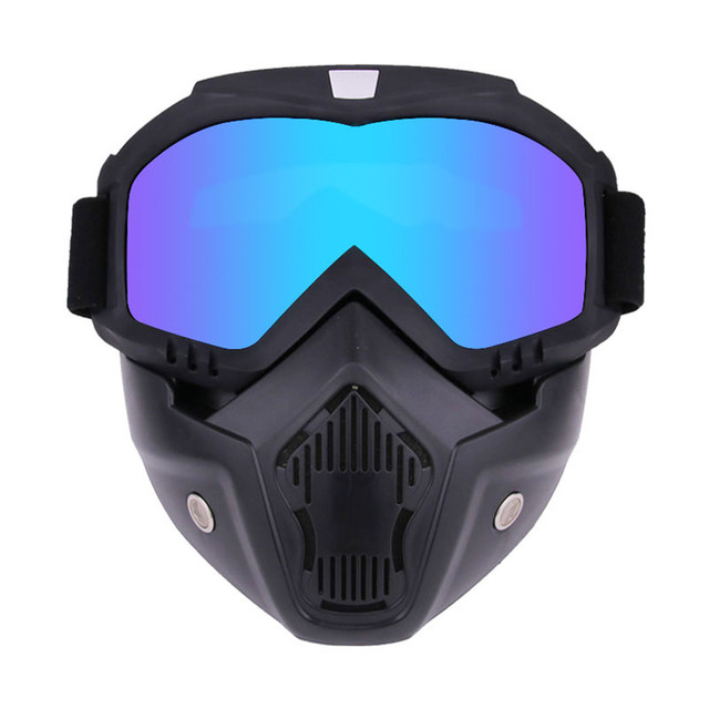 Motorcycle Shark Helmet Goggles Motocross Helmet Glasses Retro Windproof Open face Helmets Goggles Mask