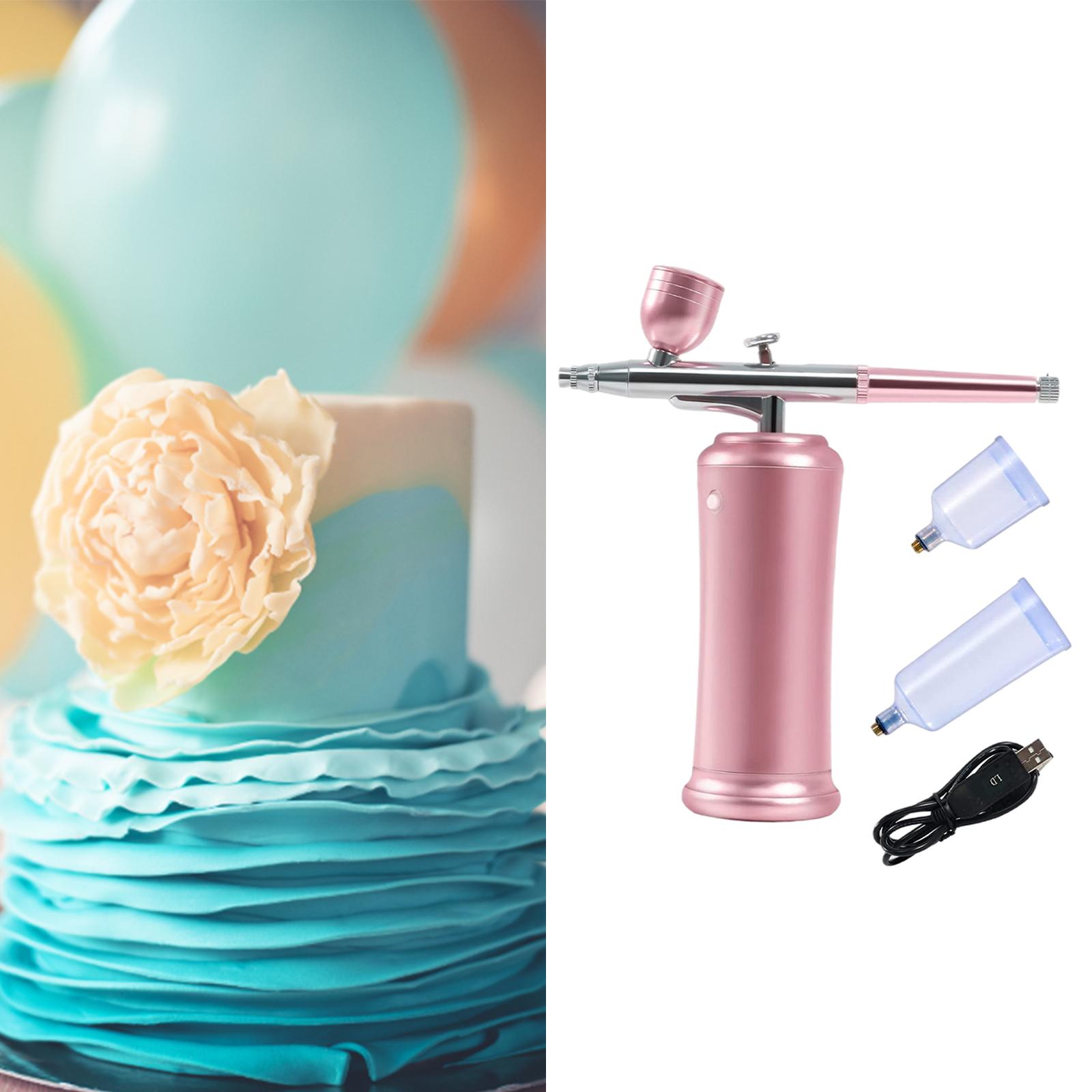 Cordless Portable Airbrush Kit Fog Mist Sprayer Rechargeable Mini Air-Brush Paint Spray Gun for Nail Art Barber Cake Tattoo