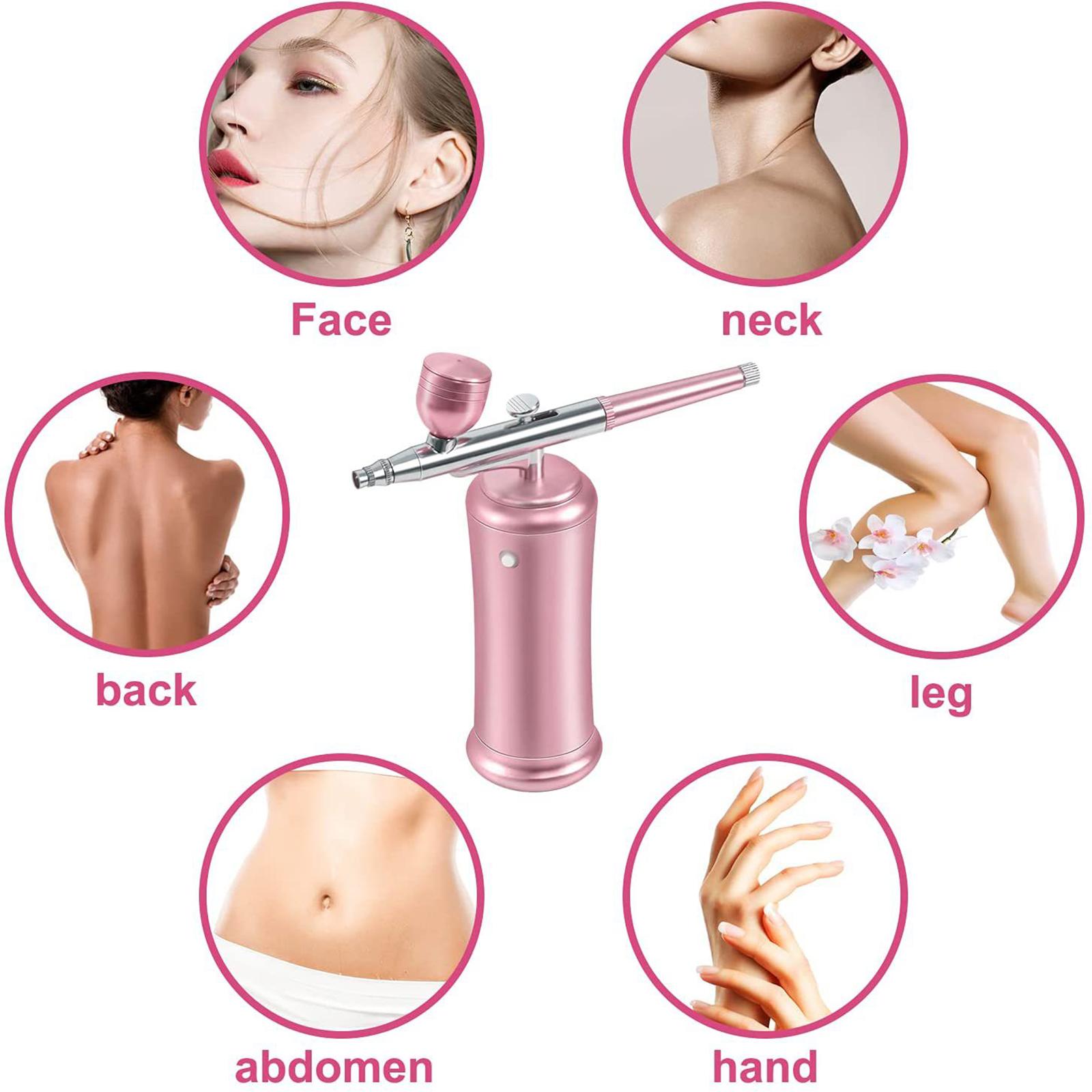 Cordless Portable Airbrush Kit Fog Mist Sprayer Rechargeable Mini Air-Brush Paint Spray Gun for Nail Art Barber Cake Tattoo