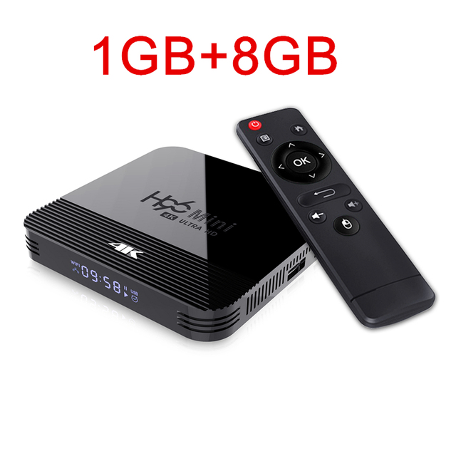 H8 Android 9.0 Smart IP TV Box 2GB 16GB 2.4GHz WiFi 4K HDR Media player BT4.0 4K Android TV Set top Box