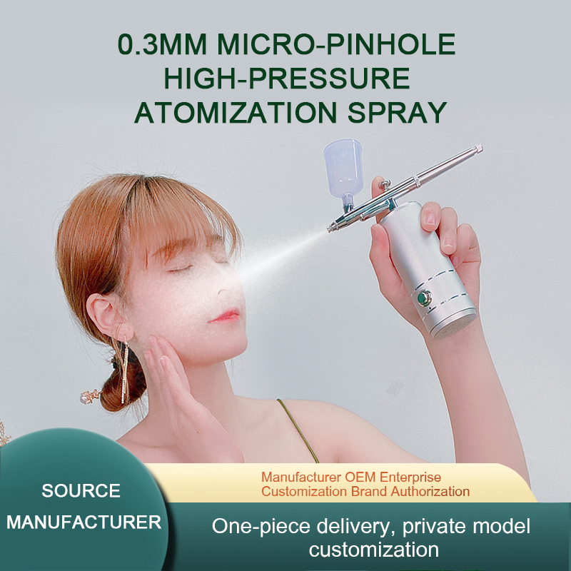 Compressor Injector Facial Portable Airbrush Face Water Oxygen Sprayer Makeup Paint Skin Rejuvenation Wireless Oxygen Infusion