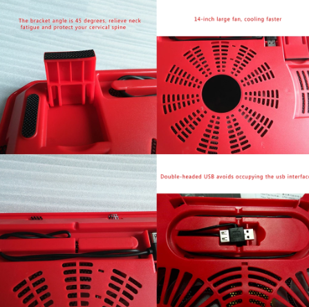 USB Cooling Fan Laptop Notebook Cooler USB External Heatsink Computer Stand High Speed Silent Cooling Pad