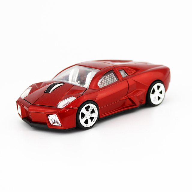 Sport Car Shaped Wireless Mouse 1600DPI USB Optical Computer Mouse Mini 3D Gaming Mice With Mouse Pad For PC Laptop