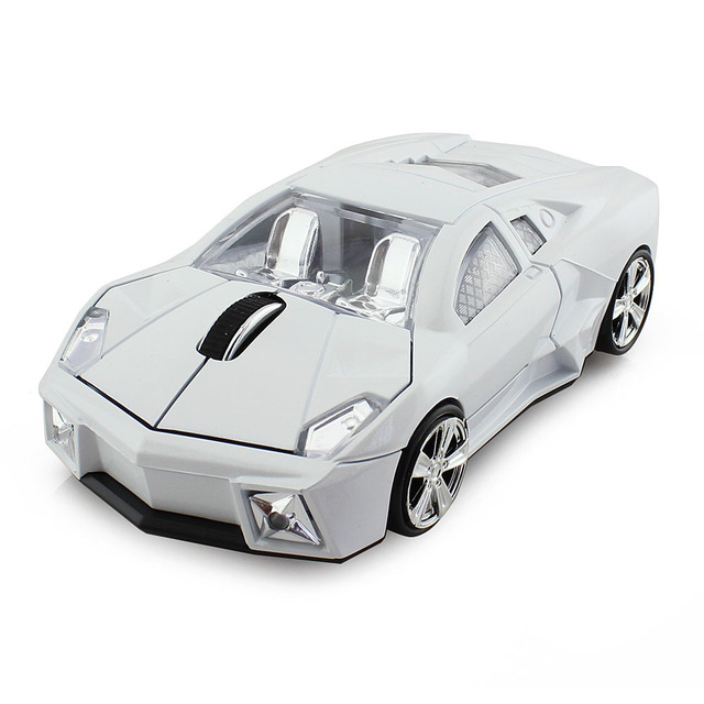 Sport Car Shaped Wireless Mouse 1600DPI USB Optical Computer Mouse Mini 3D Gaming Mice With Mouse Pad For PC Laptop