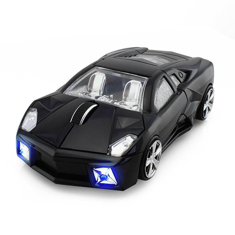 Sport Car Shaped Wireless Mouse 1600DPI USB Optical Computer Mouse Mini 3D Gaming Mice With Mouse Pad For PC Laptop