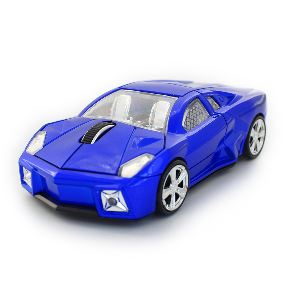 Sport Car Shaped Wireless Mouse 1600DPI USB Optical Computer Mouse Mini 3D Gaming Mice With Mouse Pad For PC Laptop