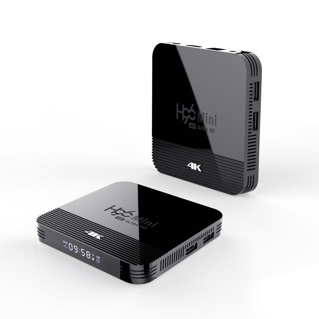 H8 Android 9.0 Smart IP TV Box 2GB 16GB 2.4GHz WiFi 4K HDR Media player BT4.0 4K Android TV Set top Box