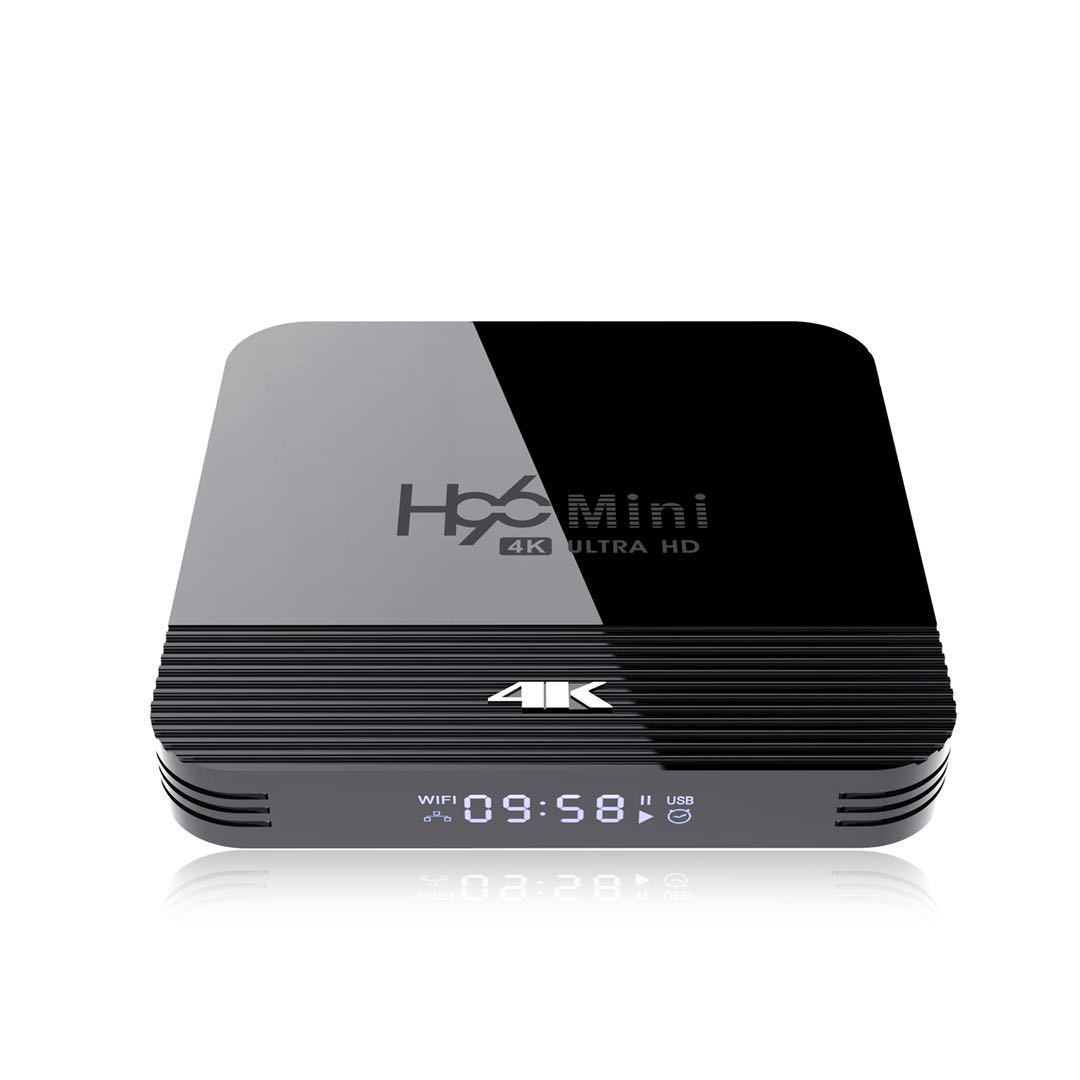 H8 Android 9.0 Smart IP TV Box 2GB 16GB 2.4GHz WiFi 4K HDR Media player BT4.0 4K Android TV Set top Box