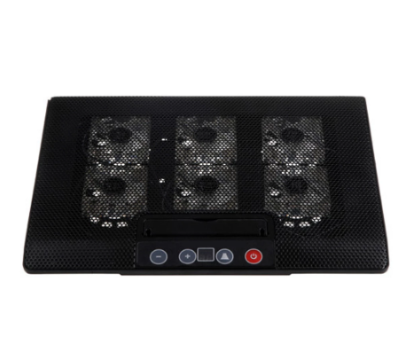 Notebook Radiator Air cooler laptop Stand with 6 fans Computer cooler Fan Base mute Suitable for 12-18 inch cooling pad