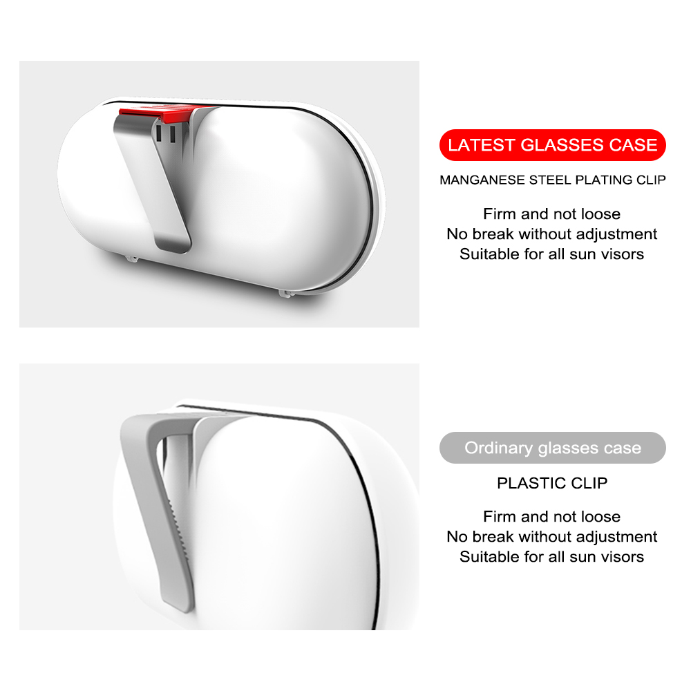 Car Sun Visor Glasses Storage Box For BMW Mini John Cooper R56 F56 R60 F60 Countryman F54 R55 Clubman Interior Accessories