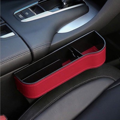 Car Seat Crevice Storage Box Seat Gap Slit Pocket Catcher Organizer Universal Car Seat Organizer Card Phone Key Holder Pocket