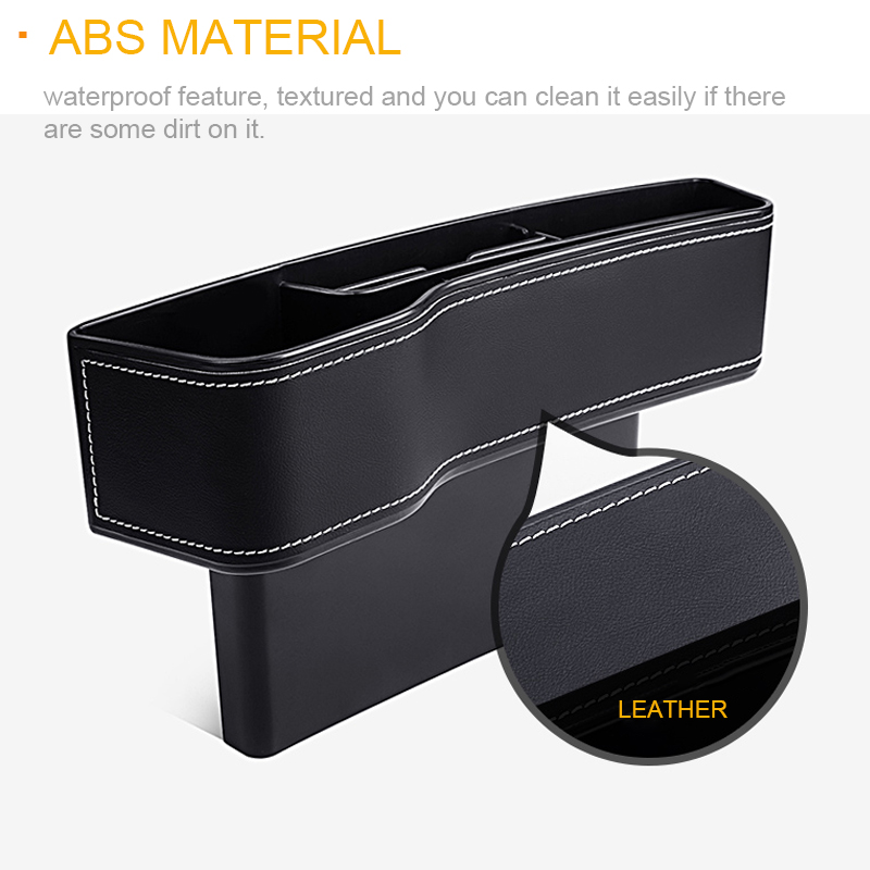 Car Seat Crevice Storage Box Seat Gap Slit Pocket Catcher Organizer Universal Car Seat Organizer Card Phone Key Holder Pocket