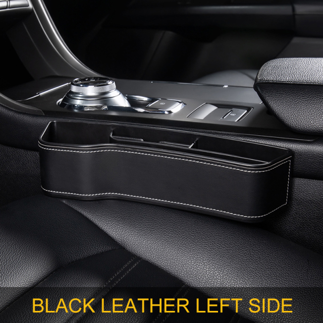 Car Seat Crevice Storage Box Seat Gap Slit Pocket Catcher Organizer Universal Car Seat Organizer Card Phone Key Holder Pocket