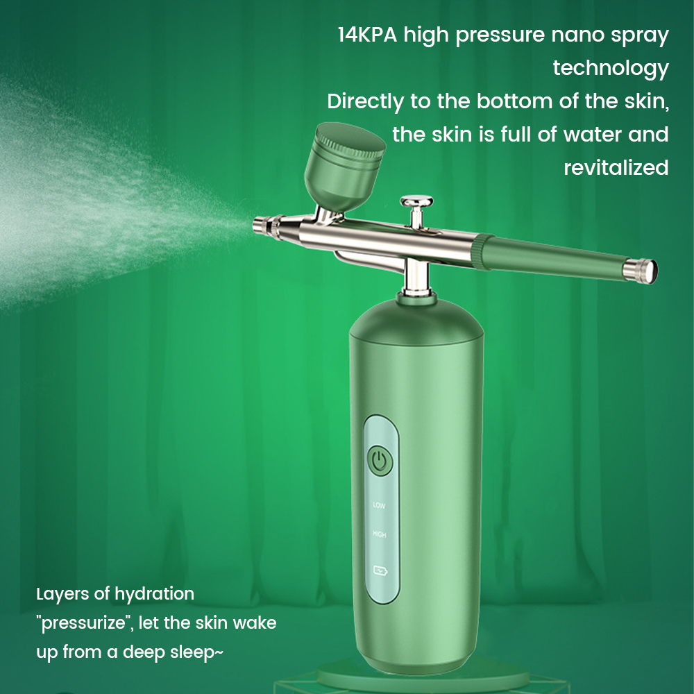 Airbrush Kit Airbrush Compressor Spray Pump Dual Action Handheld Airbrush Gun for FX Makeup Tattoo Painting Rechargeable USB