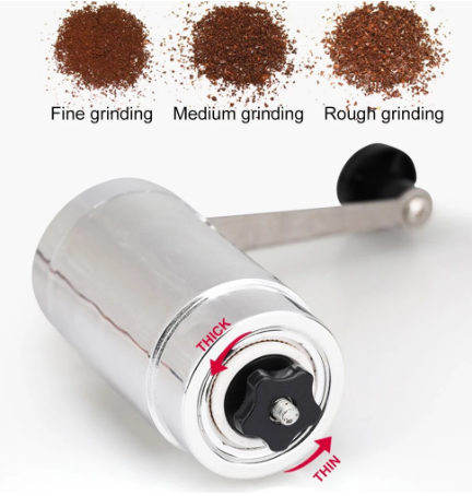 Hand Coffee Grinder Manual Coffee Portable Grinder Adjustable Ceramic Coffee Bean Mill Stainless Steel Kitchen Mills Tools