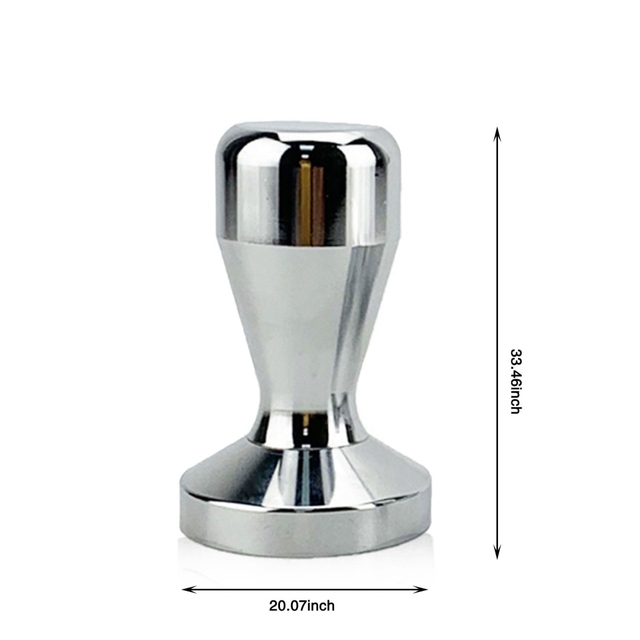 Durable 51mm Coffee Tamper Distributor Powder Press Hammer Stainless Steel Espresso Tamper Flat Base Grinder Coffee Tools
