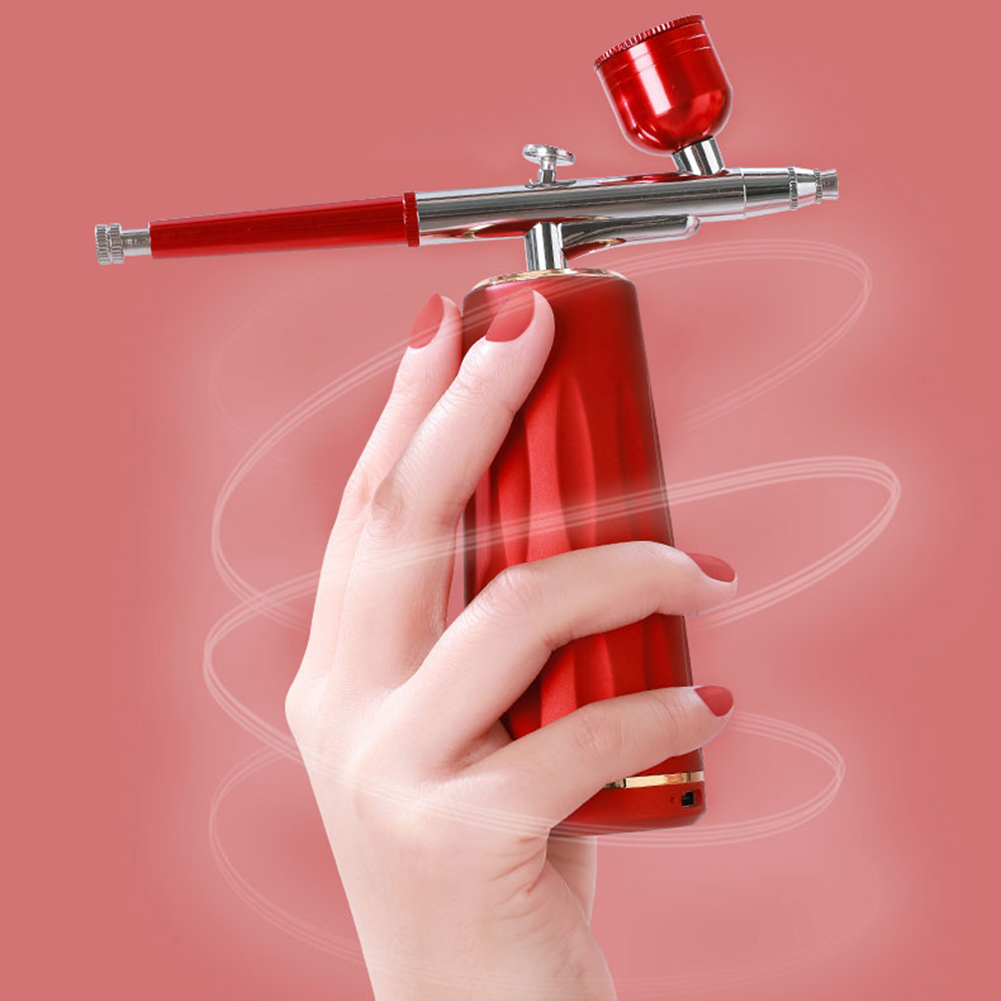 Facial Airbrush Water Oxygen Injector Machine Compressor Nano Fog Mist Sprayer Makeup Infusion Apparatus Cake Nail Art Spray Gun