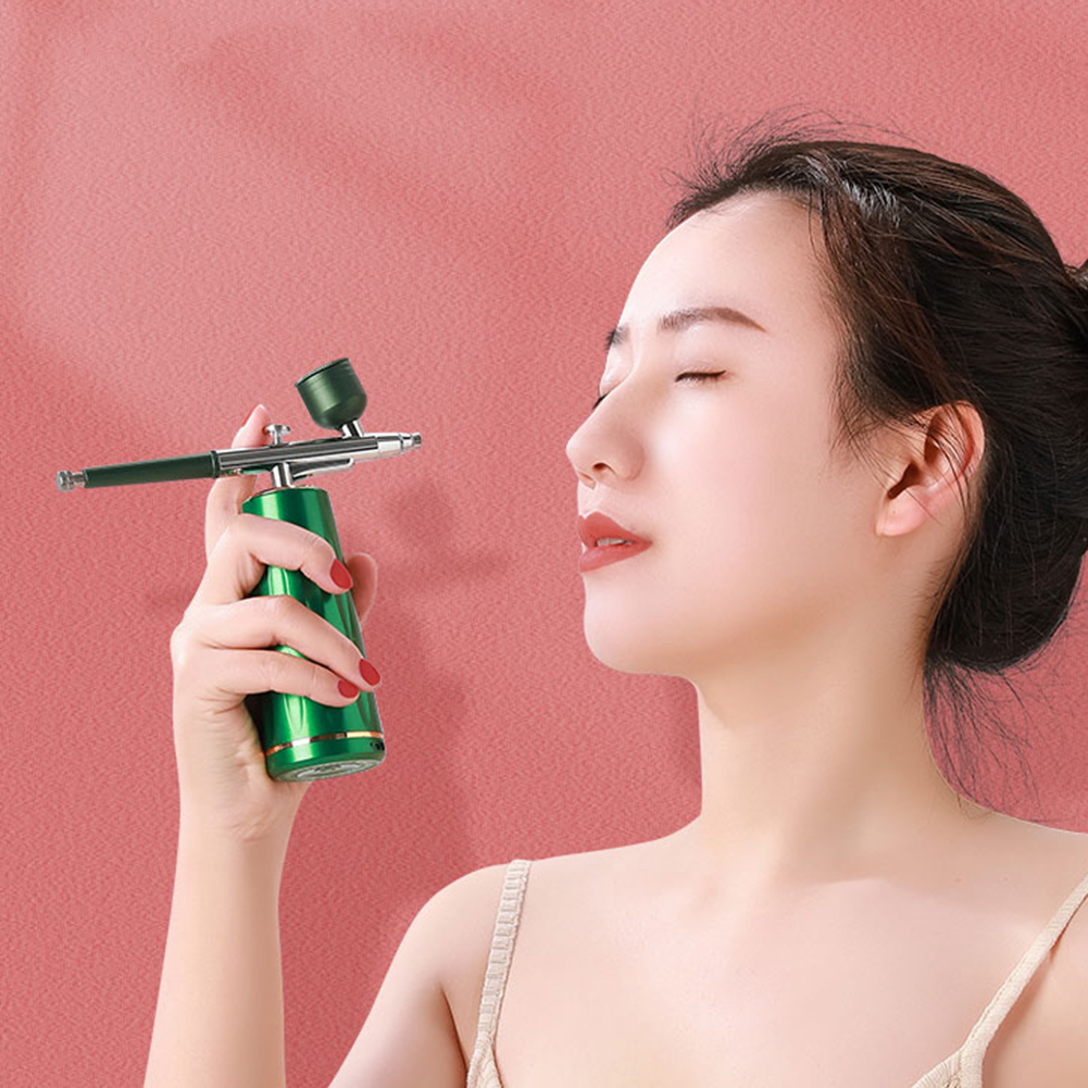 Facial Airbrush Water Oxygen Injector Machine Compressor Nano Fog Mist Sprayer Makeup Infusion Apparatus Cake Nail Art Spray Gun